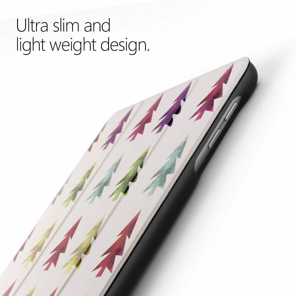 For Apple iPad 9.7 2017 Tablet Case Soft Leather Smart Cover Tree