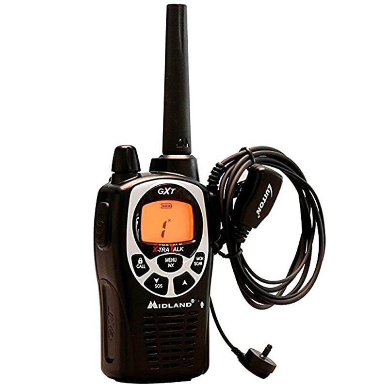 Walkie Talkie Headset for Midland Earpiece with Mic Security Headsets for Two Way Radios Compatible with Midland GXT1000VP4 LXT500VP3 GXT1050VP4 GXT1000XB etc by 6 Pack