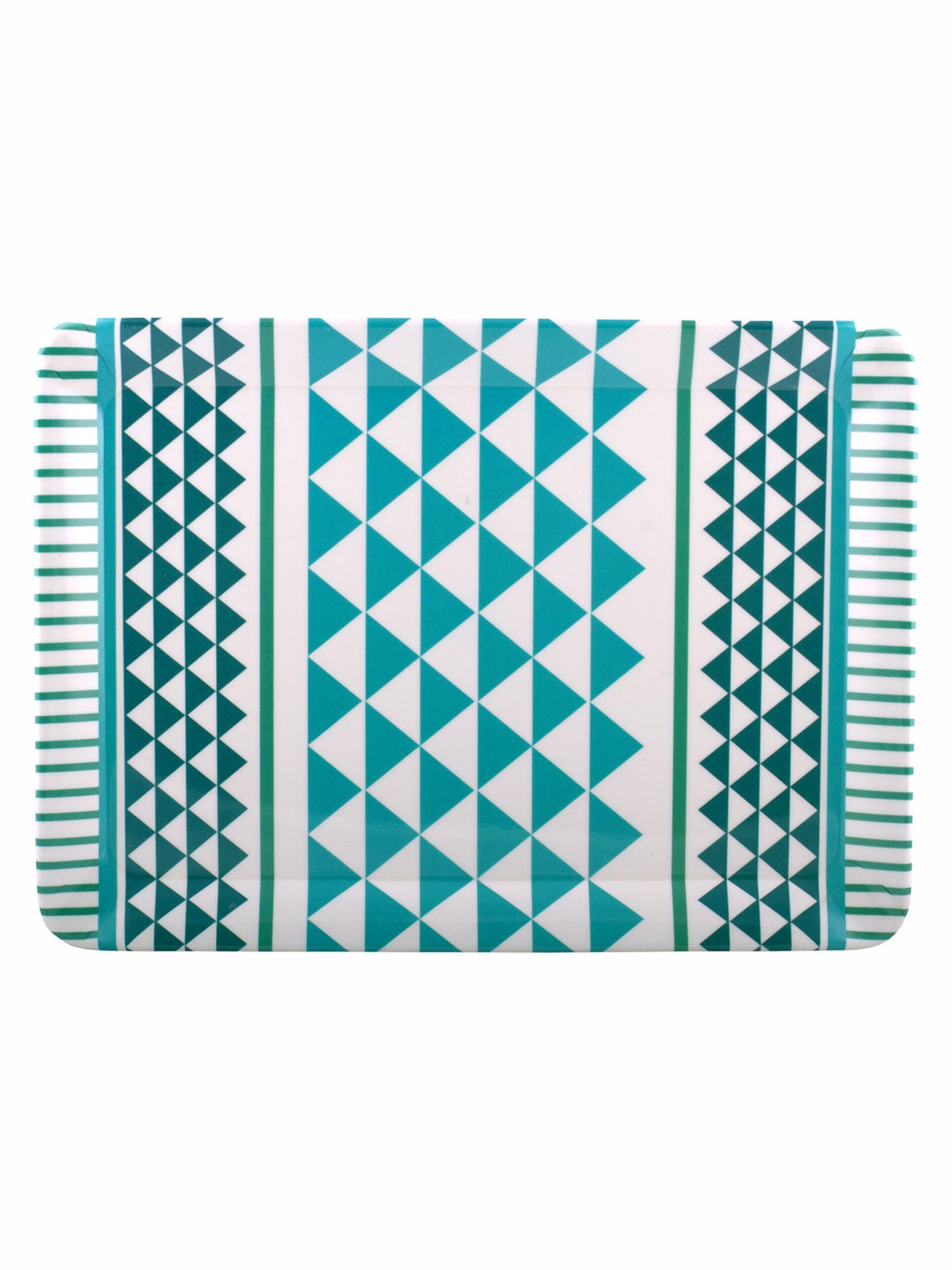 Goodhomes Green Melamine Serving Trays - Set of 3