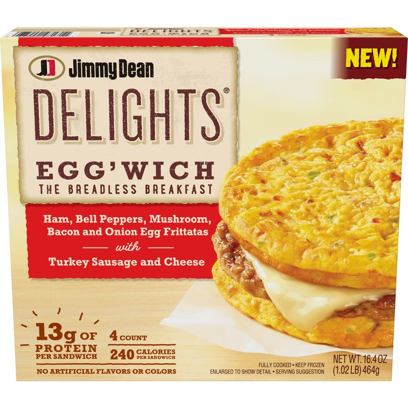 Jimmy Dean Farmhouse Frozen Frittata Sandwich - 4ct