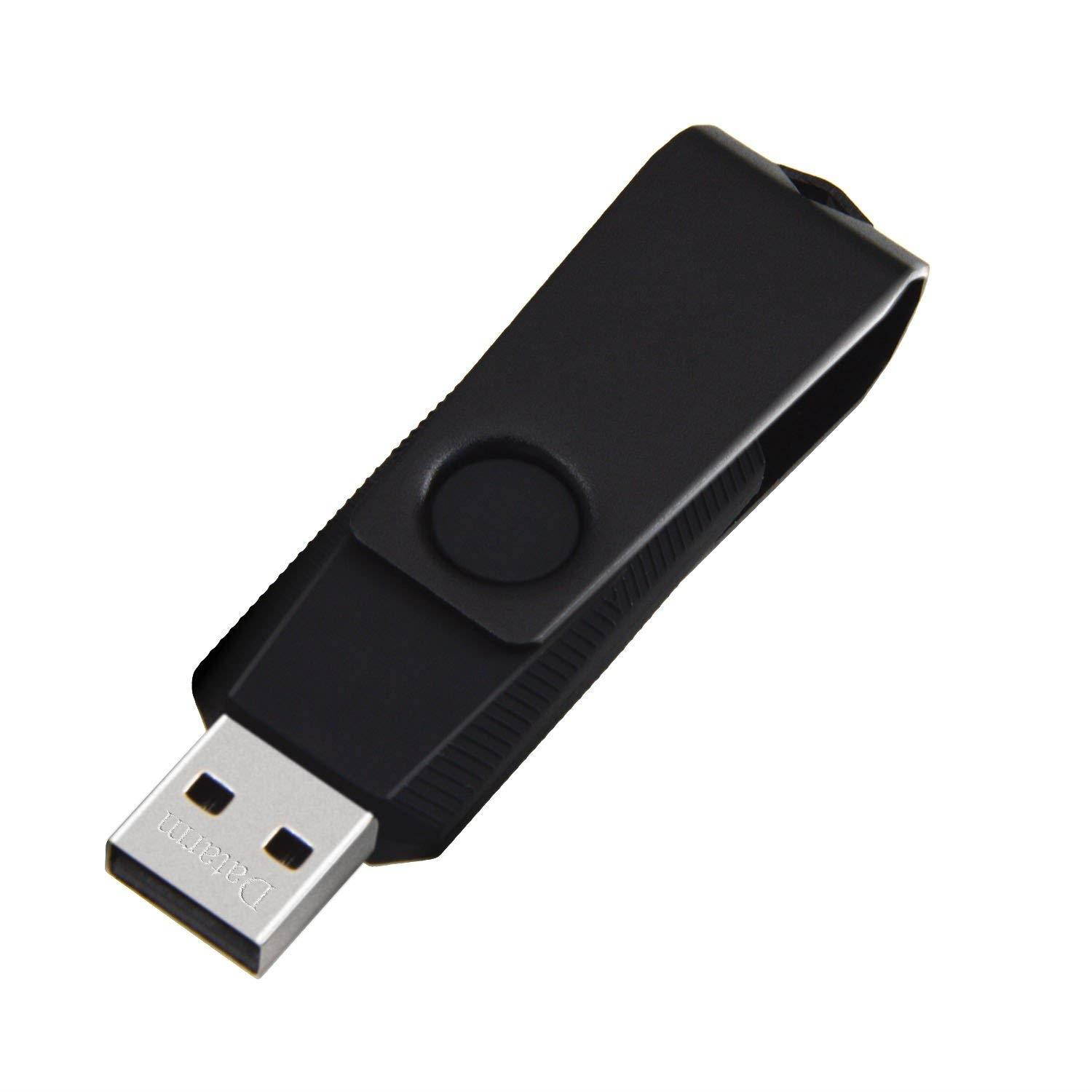 10 Pack 512MB USB 2.0 Flash Drives - Small Capacity Thumb Drive - Datarm Black Bulk Data Sticks for Promotion Giveaways