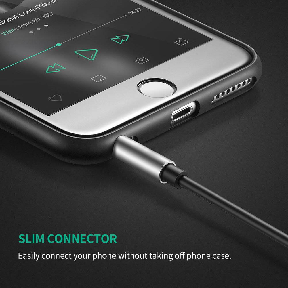 Wanmingtek 2-PACK Headphone Splitter, [Hi-Fi Sound, Copper Shell] 3.5mm Male to 2 Dual 3.5mm Female Audio Splitter Cord Nylon-Braided Stereo Y Splitter for iPhone, Samsung, Smartphones, Tablets-Gray