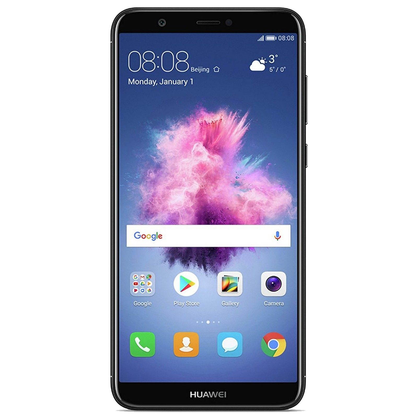 Huawei P Smart Dual-Sim 32GB (No CDMA, GSM only) Factory Unlocked 4G/LTE Smartphone - Black