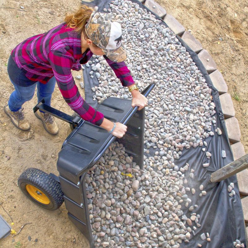 Polar Trailer PLR 10539 LG600 Hybrid Utility Farm Yard Garden Trailer Cart