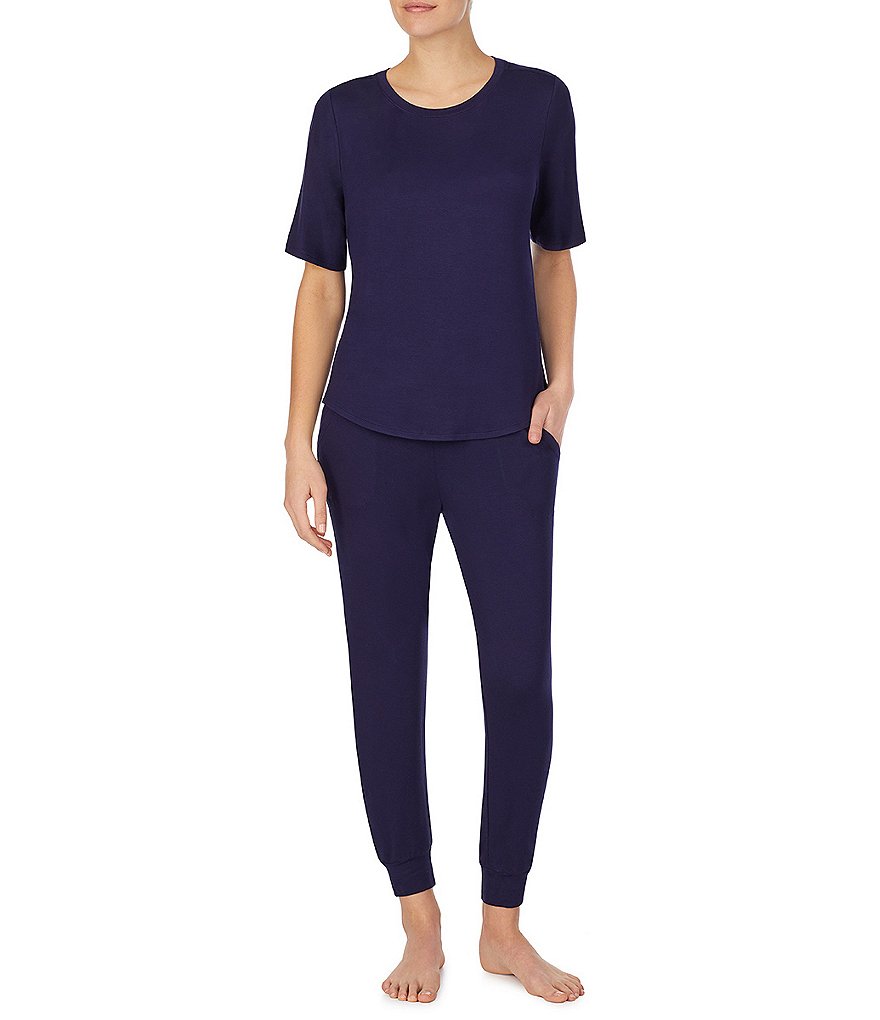 iRelax Solid Print French Terry Coordinating Top