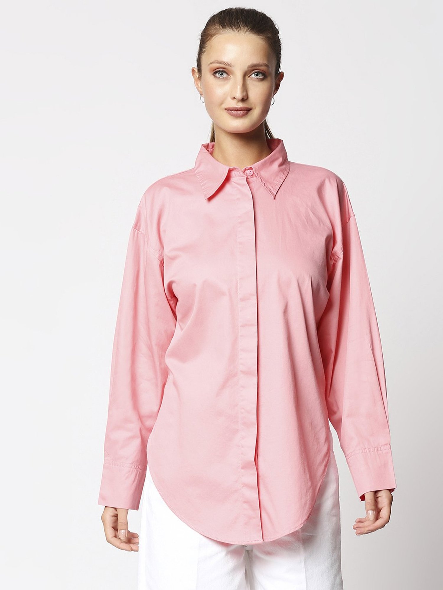 Remanika Pink Pure Cotton Shirt
