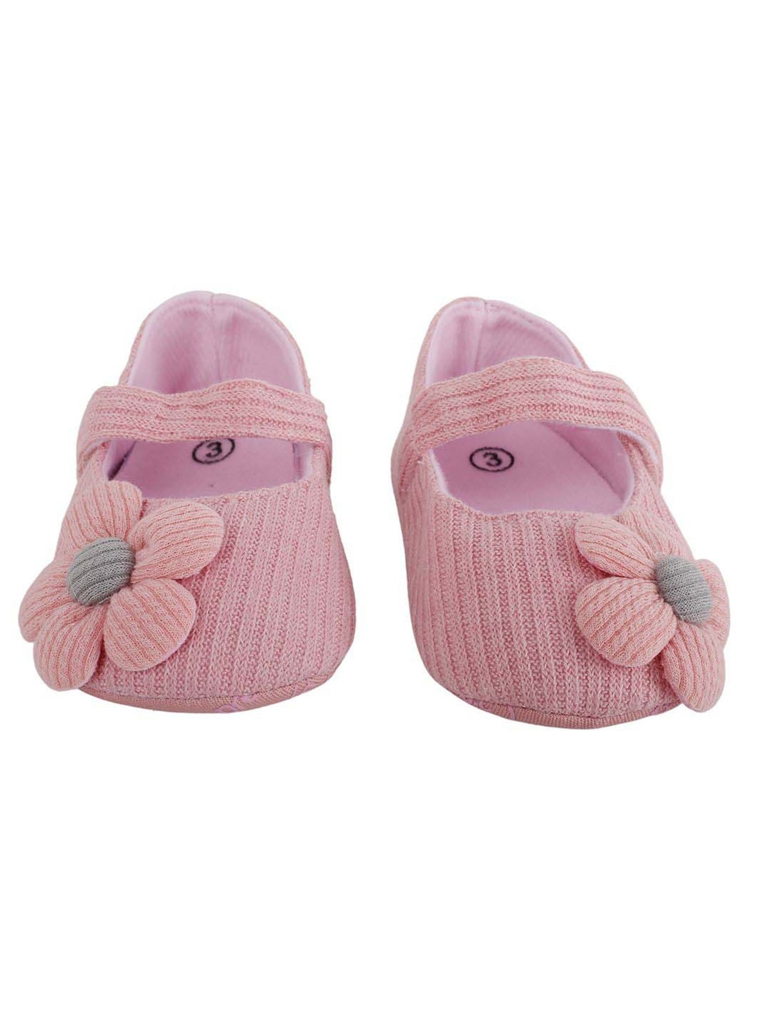 Baby Moo Kids Peach Casual Mary Jane Shoes