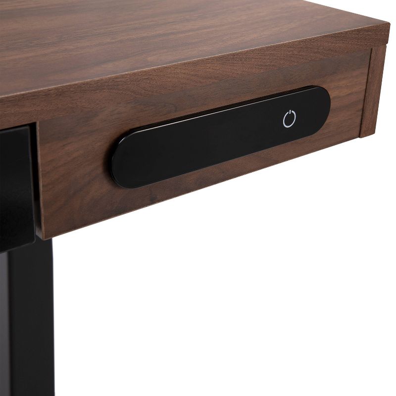 47" Adjustable Desk Walnut - Home Essentials