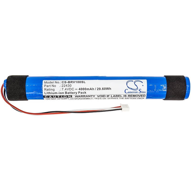 Battery for Braven 22430 BRV-Blade Bluetooth Speaker BRVBLDBB CS-BRV100SL 4000mA