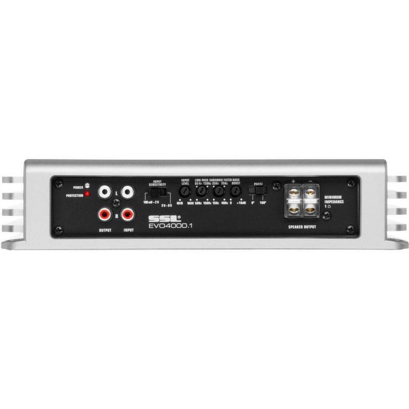 Soundstorm SSL EVO4000.1 4000W Monoblock Class D Car Audio Amplifier Amp w/ RCA