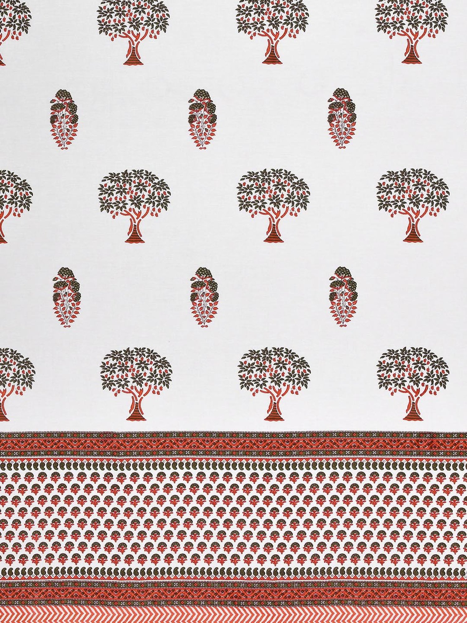 Living Roots Jaipuri Multicolor Cotton 7 ft Door Curtain