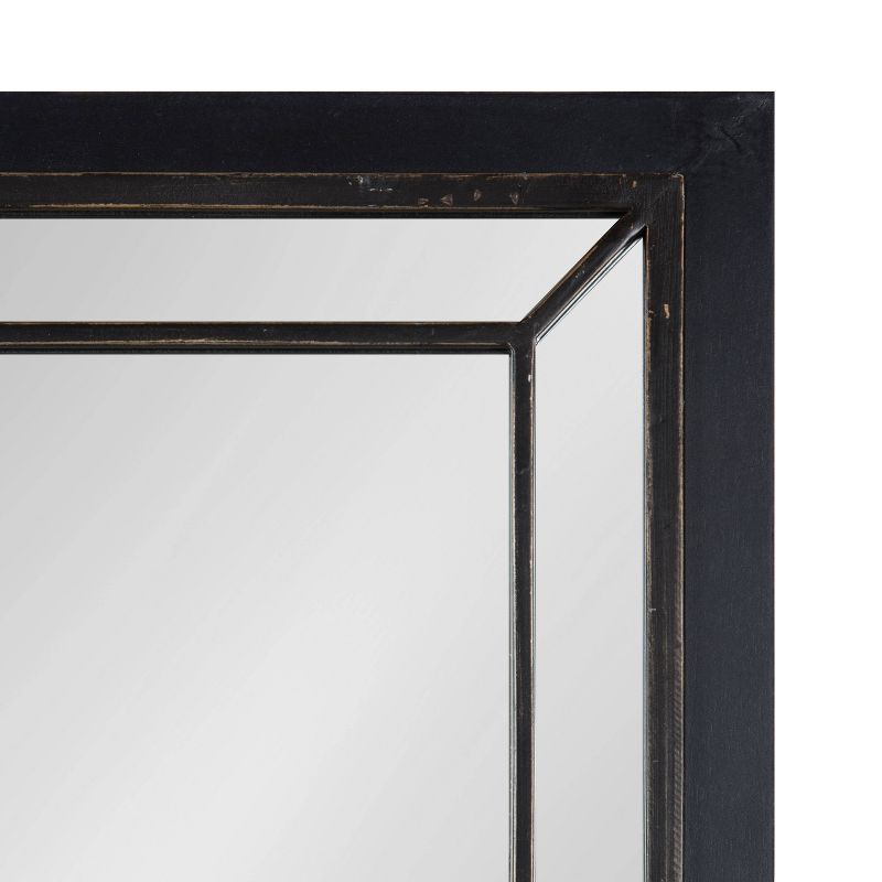 24" x 36" Audubon Rectangle Wall Mirror Black - Kate & Laurel All Things Decor