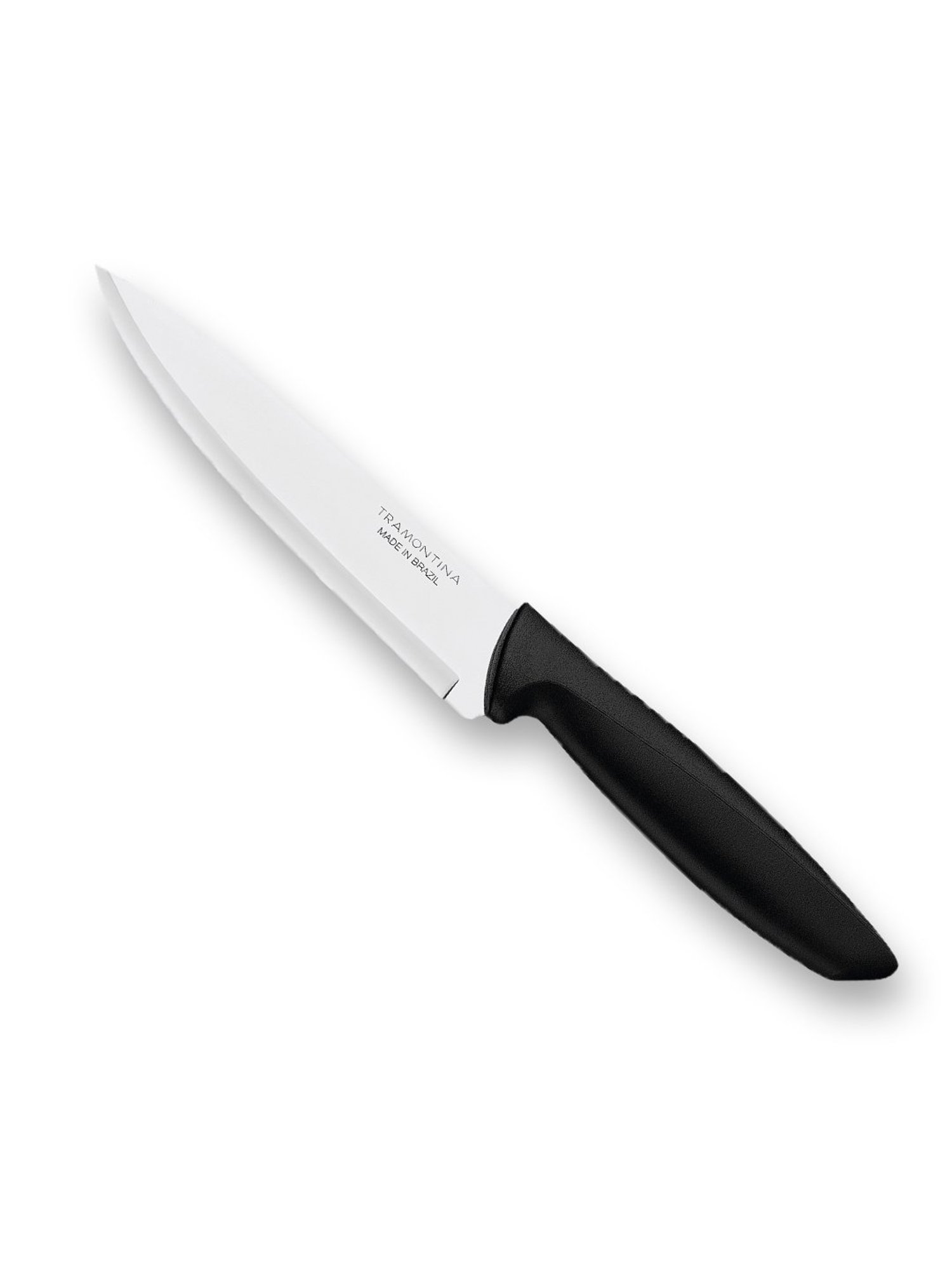 Tramontina Plenus Stainless Steel Chef Knife 17cm/6.6" Black Plain Edge Kitchen Knife