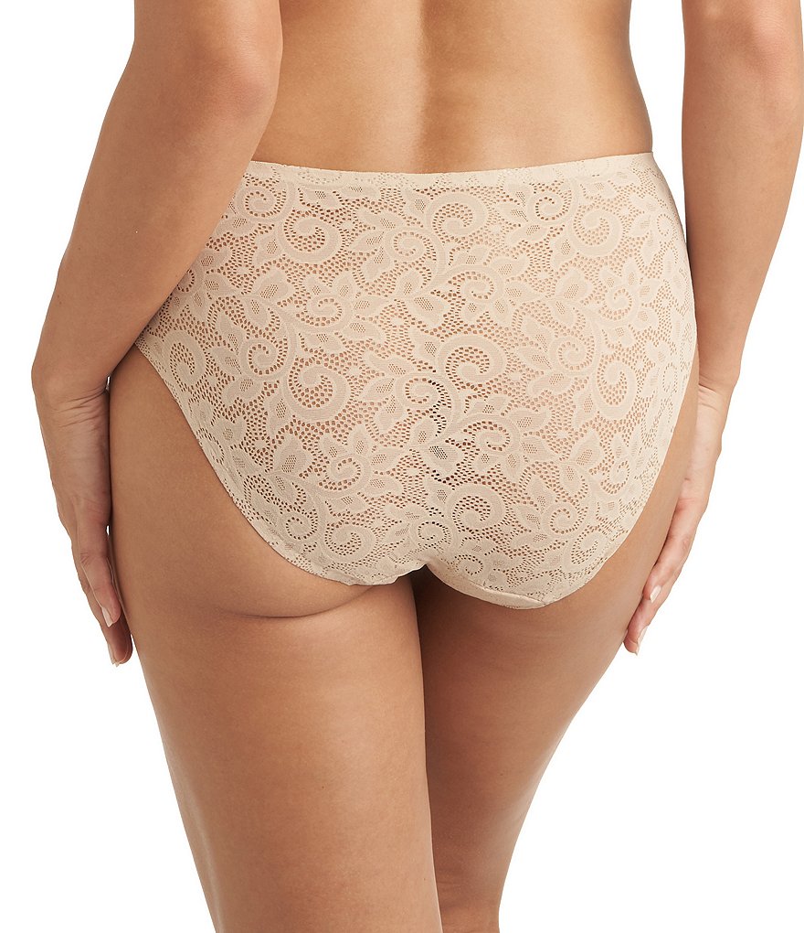 TC Fine Shapewear Allover Lace Hi-Cut Panty