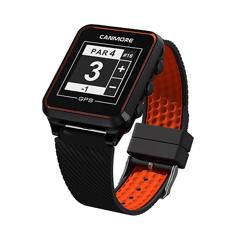 TW353 GPS Golf Watch Essential Golf Course Data and Score Sheet Minimalist amp User Friendly 38000+ Free Courses Worldwide 4ATM Waterproof 1Year Warranty Orange