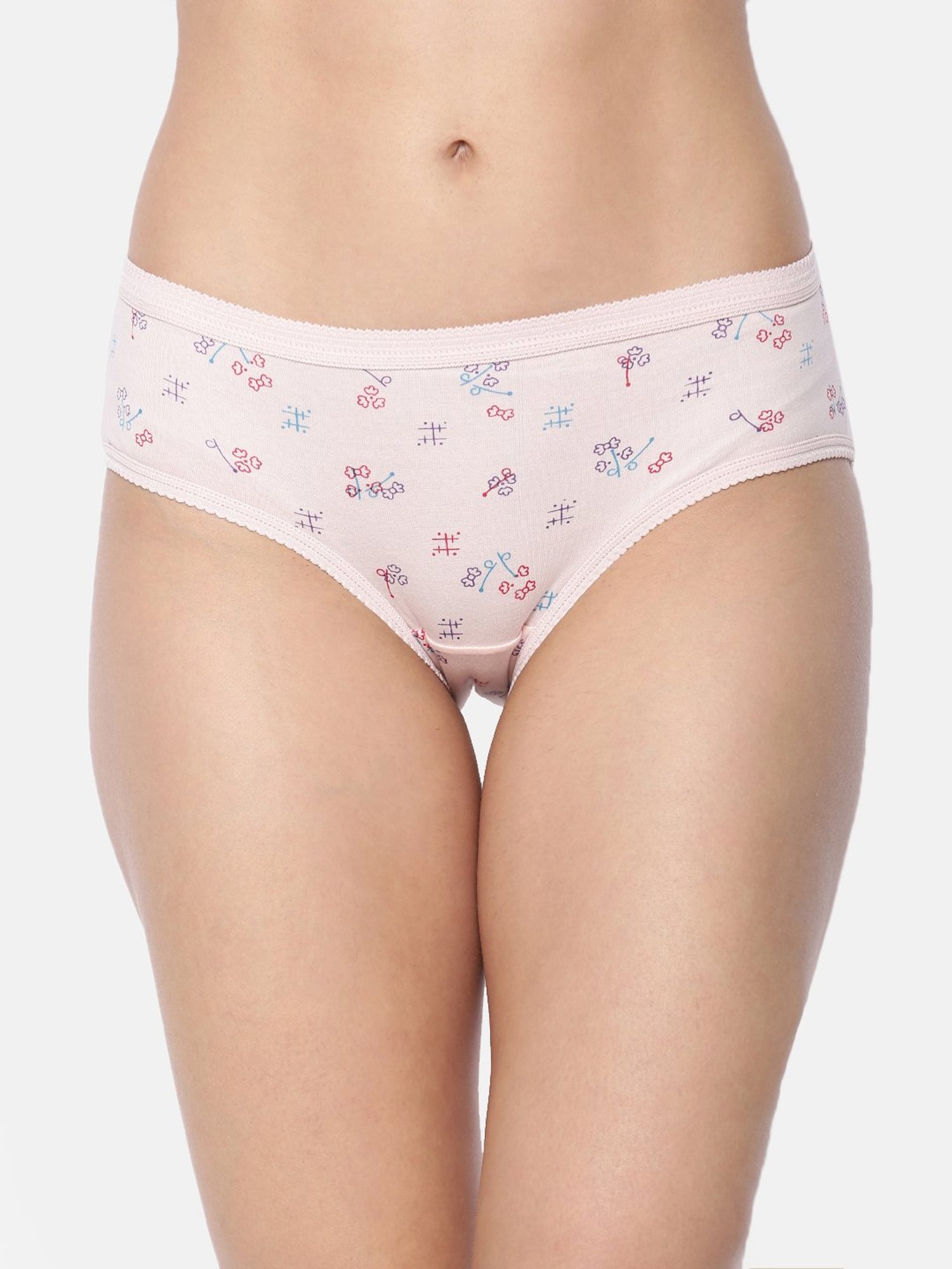 Dollar Missy Multicolor Cotton Panty Set - Pack of 8