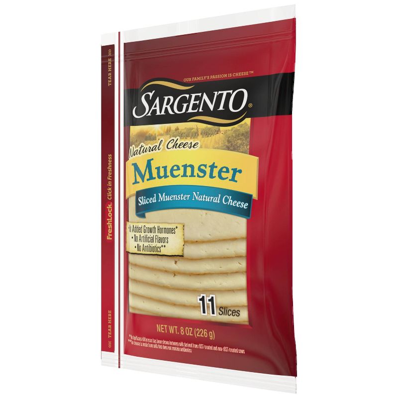 Sargento Natural Muenster Sliced Cheese - 8oz/11 slices