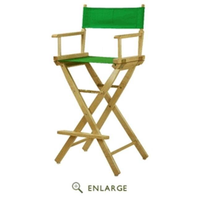 Casual Home 230-01-021-33 30 in. Directors Chair White Frame with Green Canvas