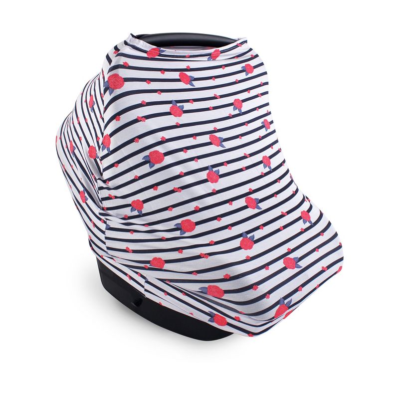 Yoga Sprout Baby Girl Multi-use Car Seat Canopy, Wild Floral, One Size