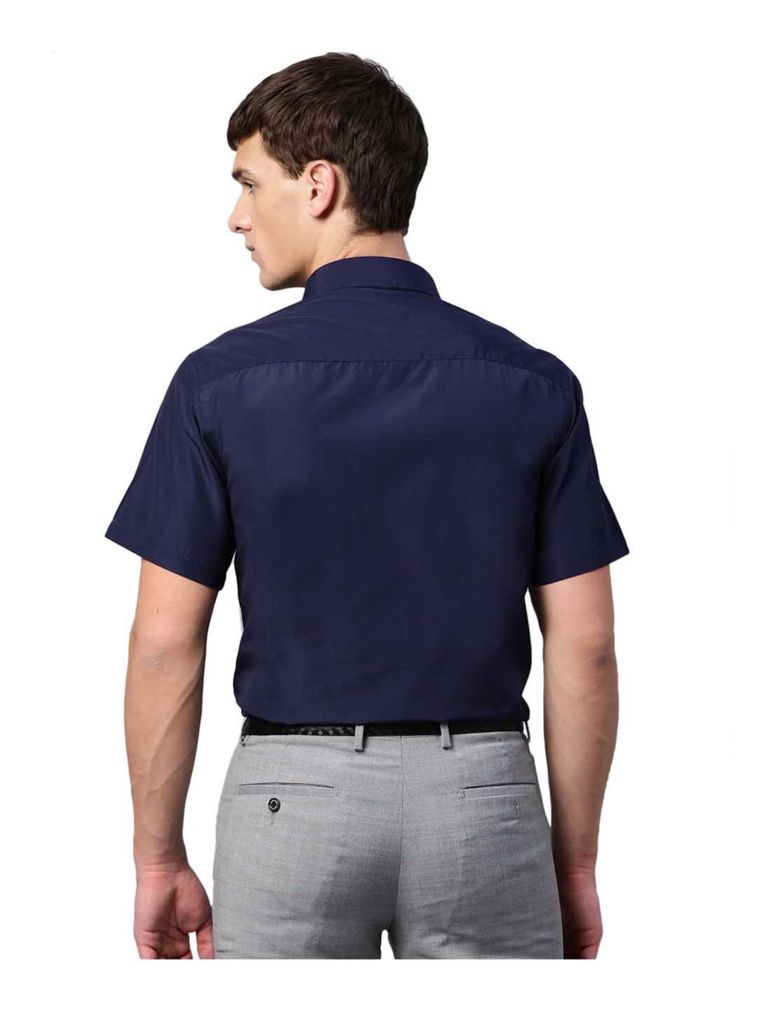 English Navy Navy Short Sleeves Shirt