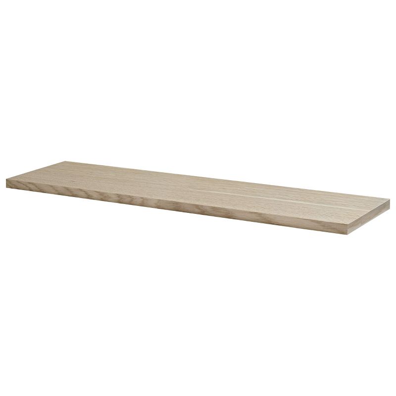 31.5" x 7.9" Feelwood Brushed Shelf Oak - Dolle Shelving