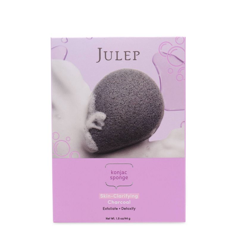 Julep Konjac Sponge Face Charcoal Exfoliating Konjac Root - 1ct