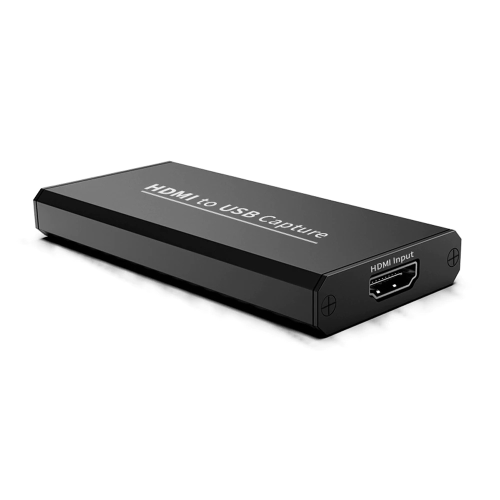 Video Capture Card USB 2.0 HDMI 4K 1080P Video Capture Device HDMI to USB Dongle Game Live Streaming Stream Broadcast for PC PS4