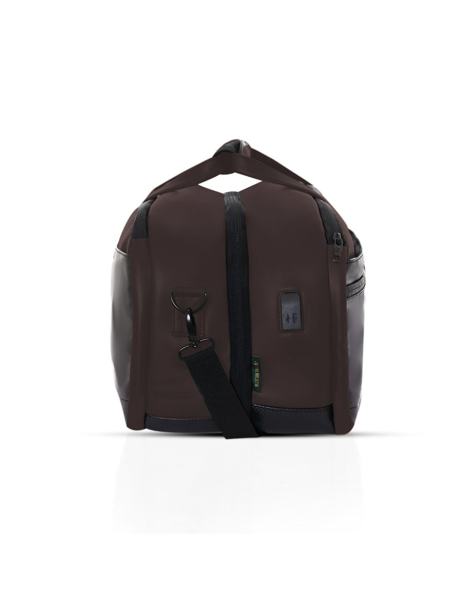 THE HOLISTIK Black & Chocolate Large Drifter Duffel Bag