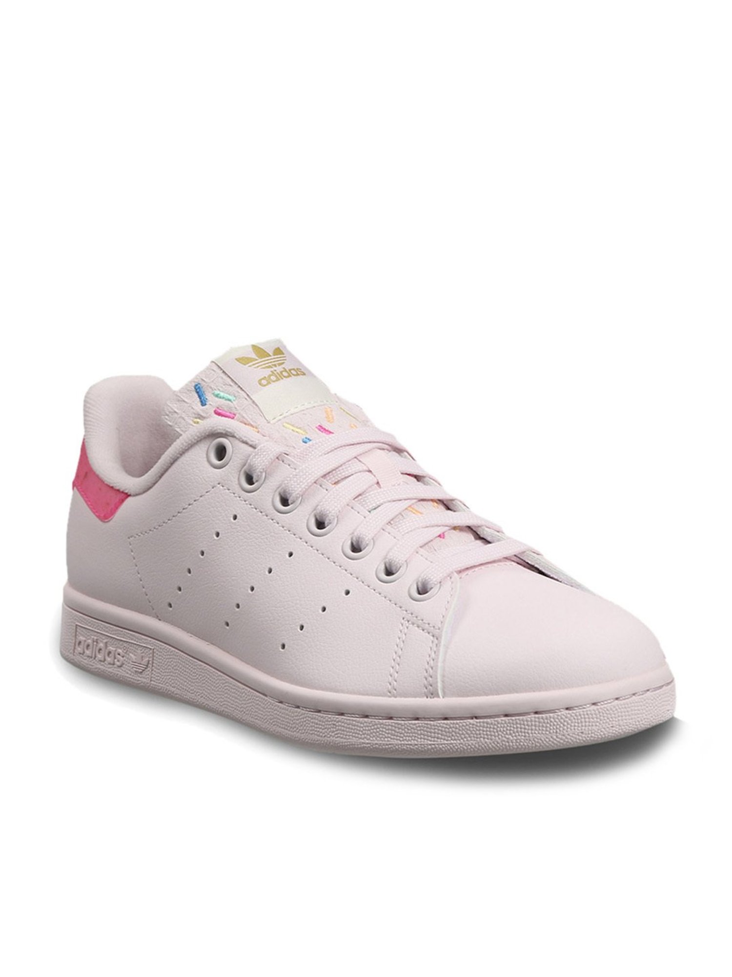 Adidas Originals Women's STAN SMITH HER VEGAN Pink Sneakers