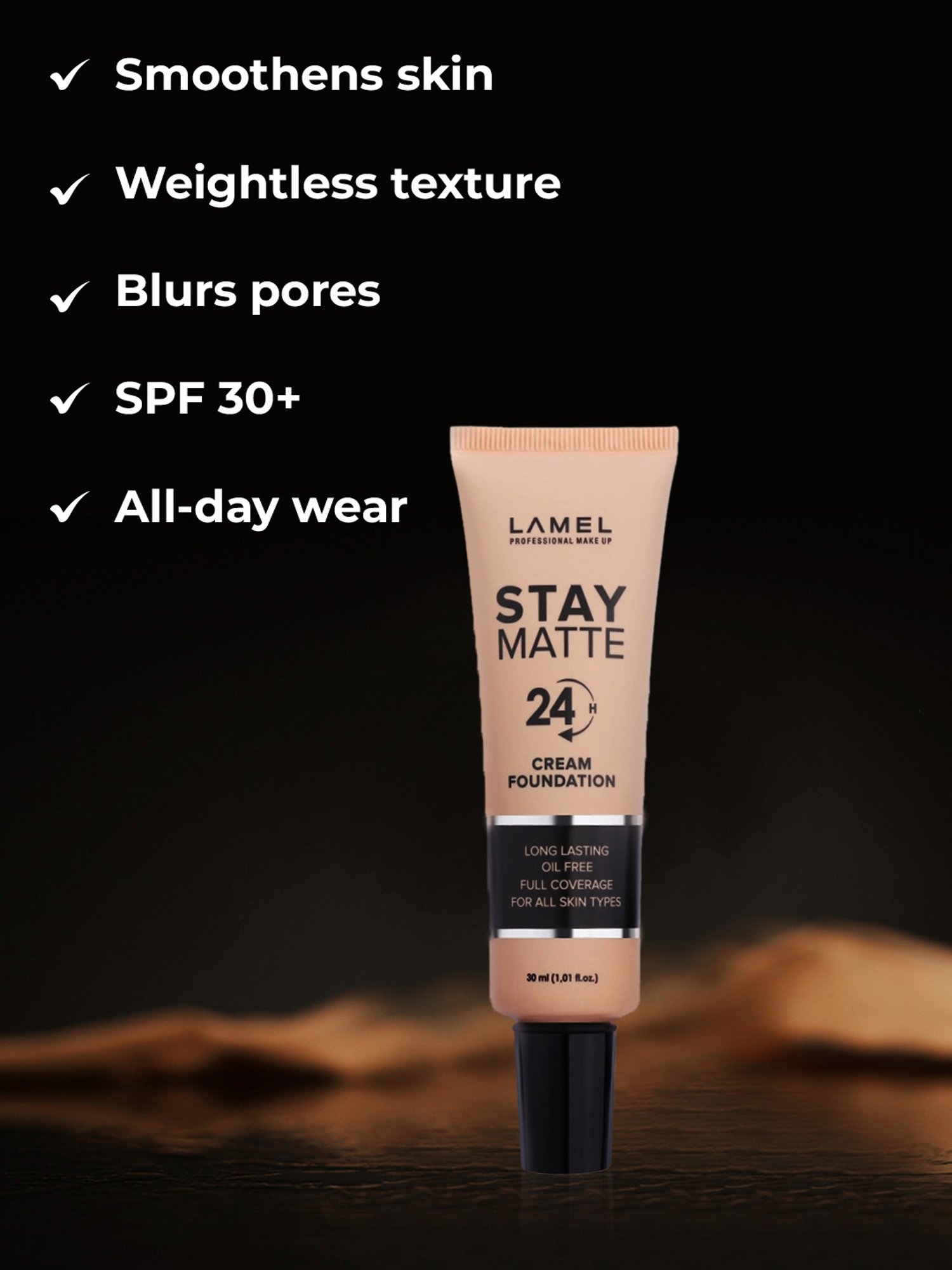 Lamel Stay Matte Cream Foundation 402 Beige - 30 ml