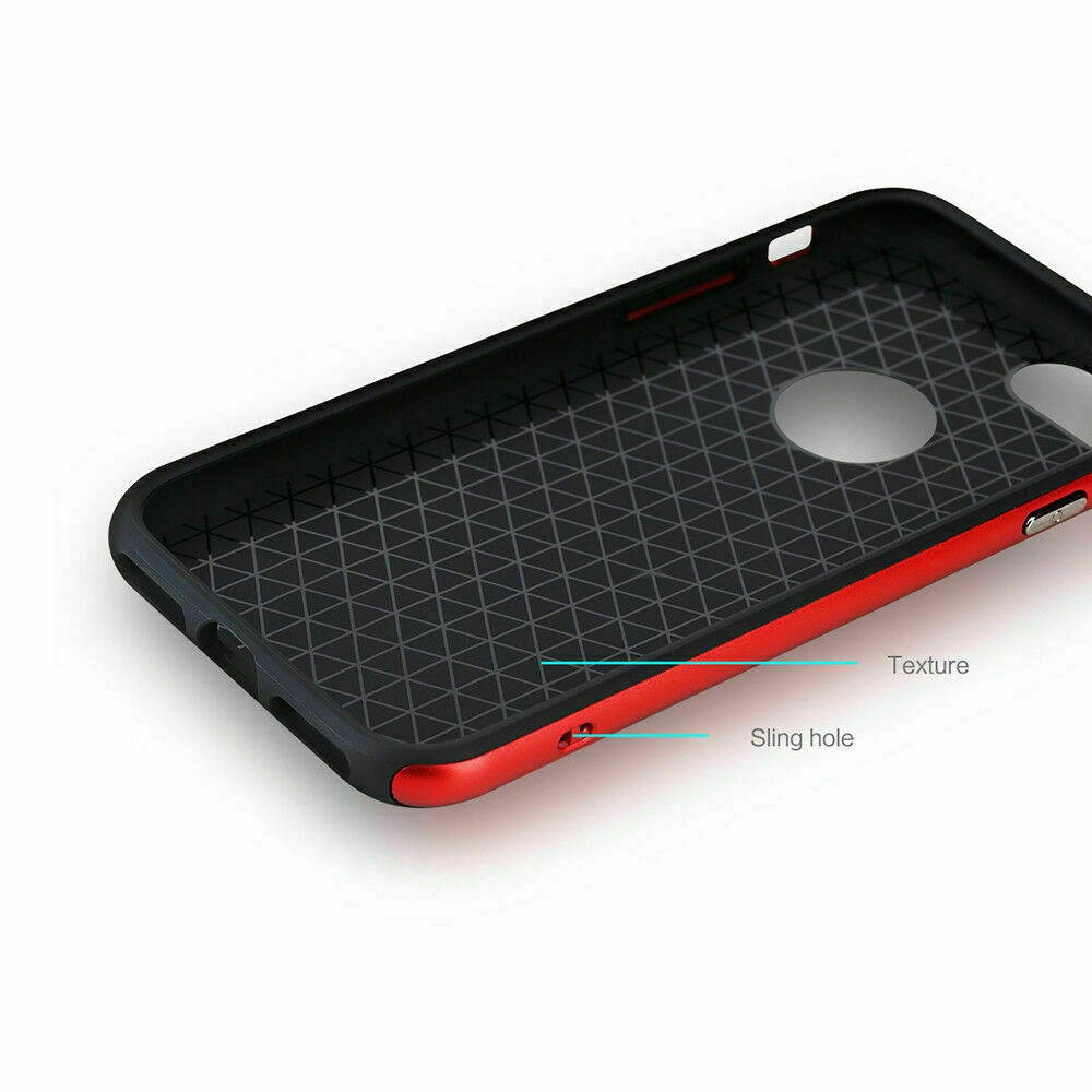 For  iPhone 6 Plus / 6S Plus Phone Case Hybrid Hard Bumper Soft Slim Cover