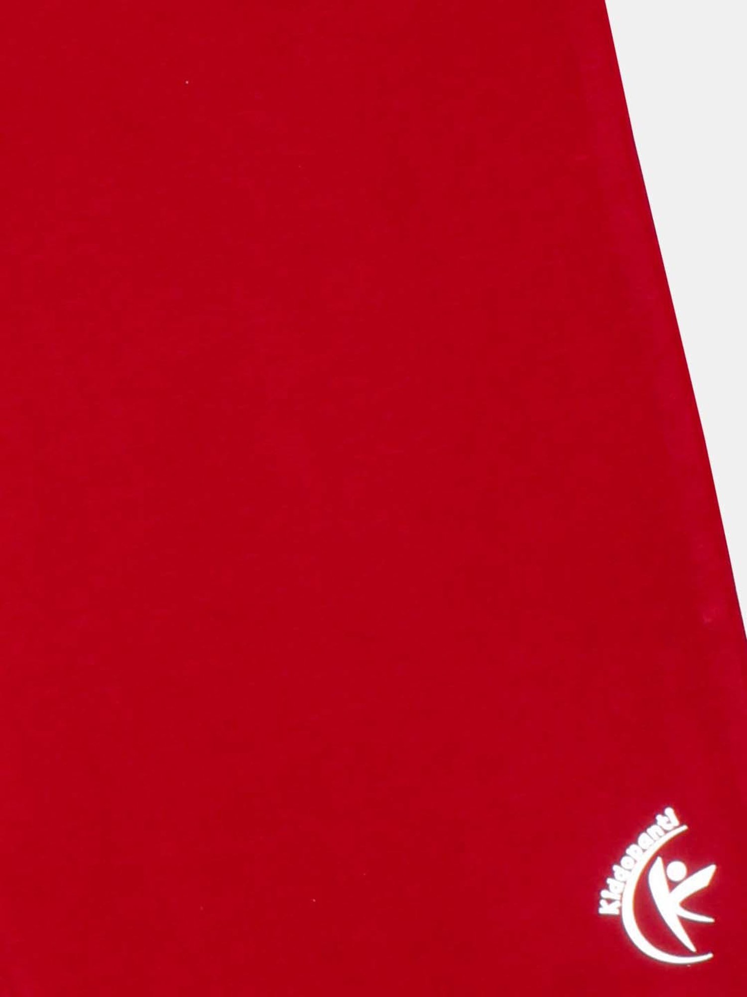 Kiddopanti Kids Maroon Logo Cycling Shorts