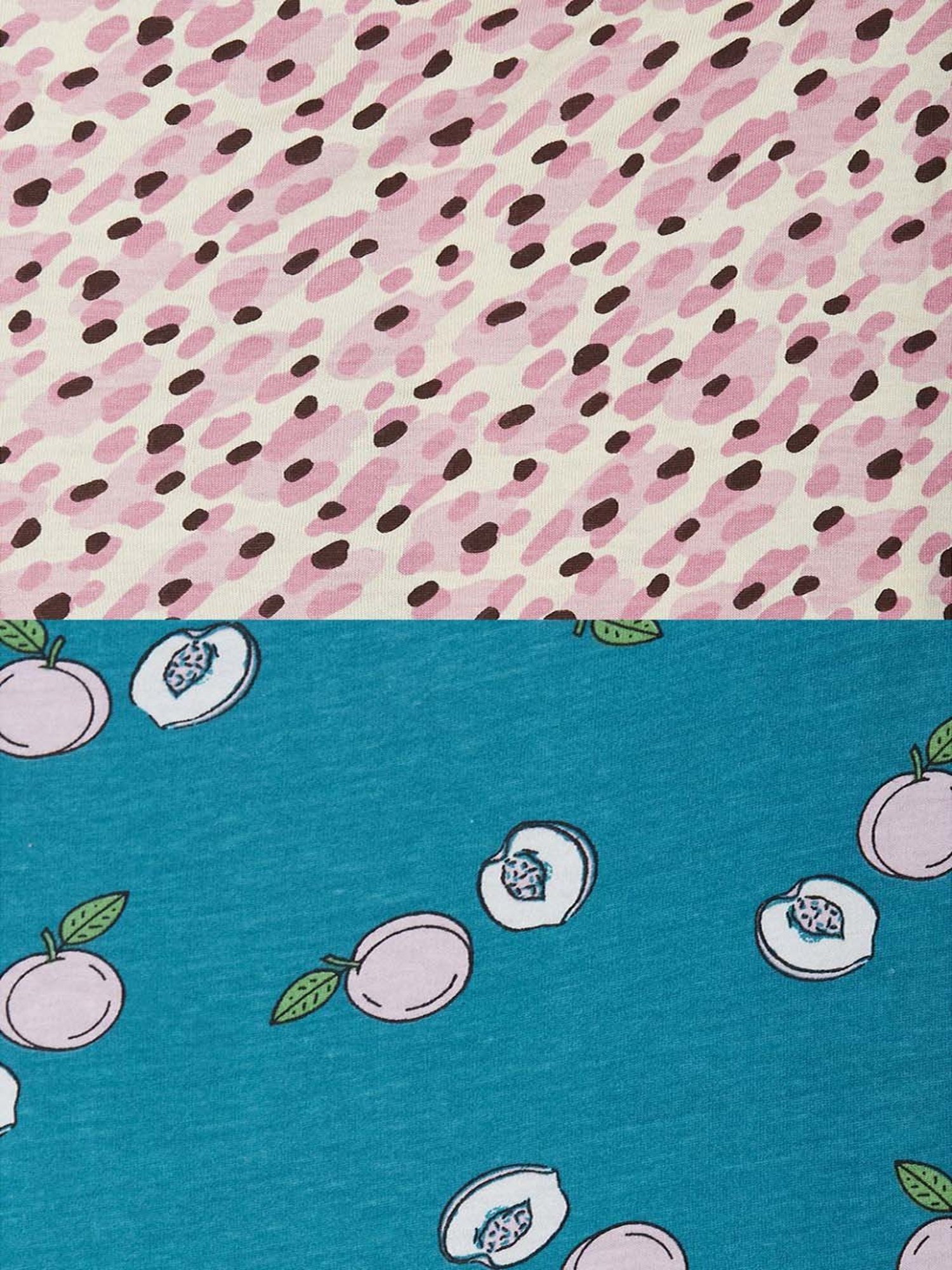 Dreamz by Pantaloons Pink Blue Cotton Printed Pyjamas