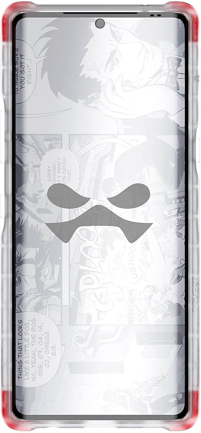 Ghostek Covert LG Velvet Case Clear with Kickstand and Grip Bumper Slim Phone Cover Ultra Thin Shockproof Design Heavy Duty Protection Wireless Charging for 2020 LG Velvet 5G (6.8 Inch) - (Smoke)