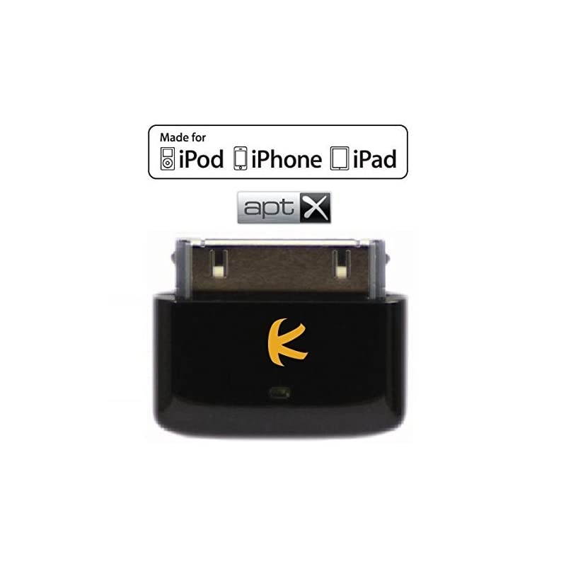 i10s + aptX (Luxurious Black) Tiny Bluetooth iPod Transmitter for iPod/iPhone/iPad with Apple authentication, Delivers Cleaner Audio with Reduced Latency to aptX Bluetooth Stereo receivers.