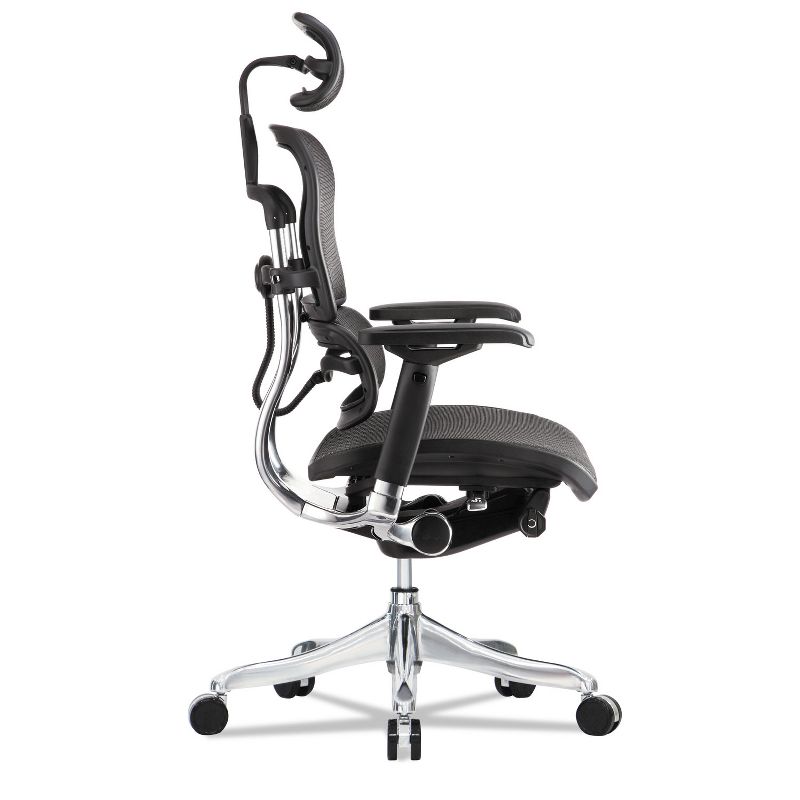 Eurotech Ergohuman Elite High-Back Chair, Black Seat/Black Back ME22ERGLTN15