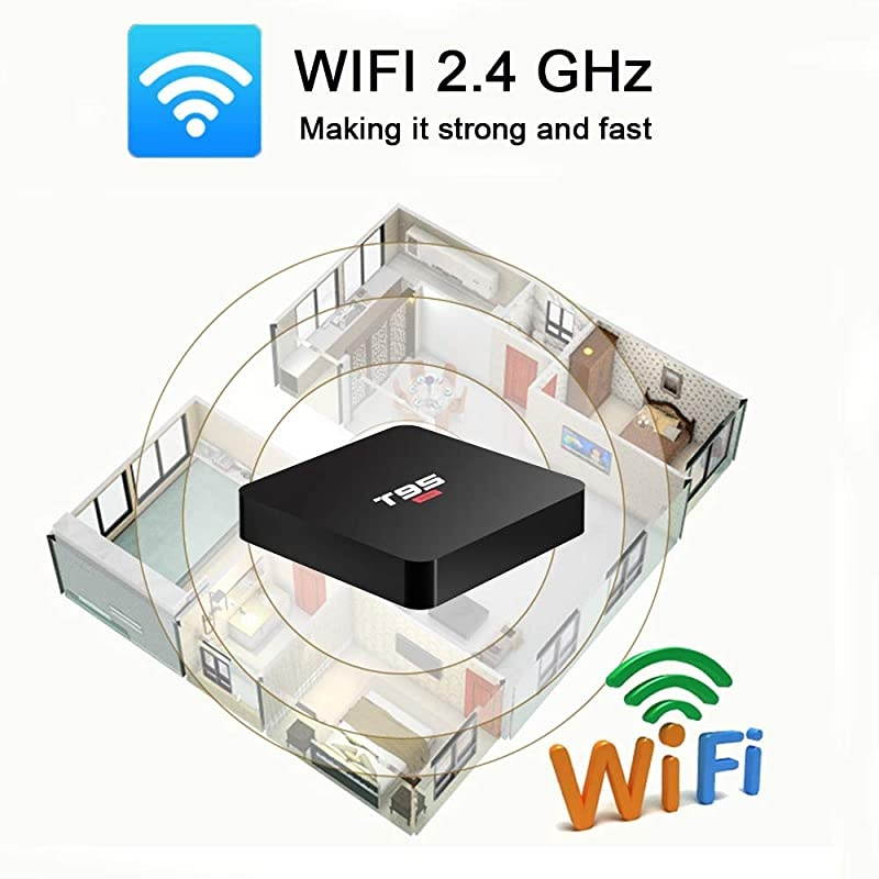 100 TV BoxT95 Super Box 2GB Ram 16GB Rom QuadCore Allwinner H3 Support WiFi 24GHz 3D 4K Media Player Smart TV Box