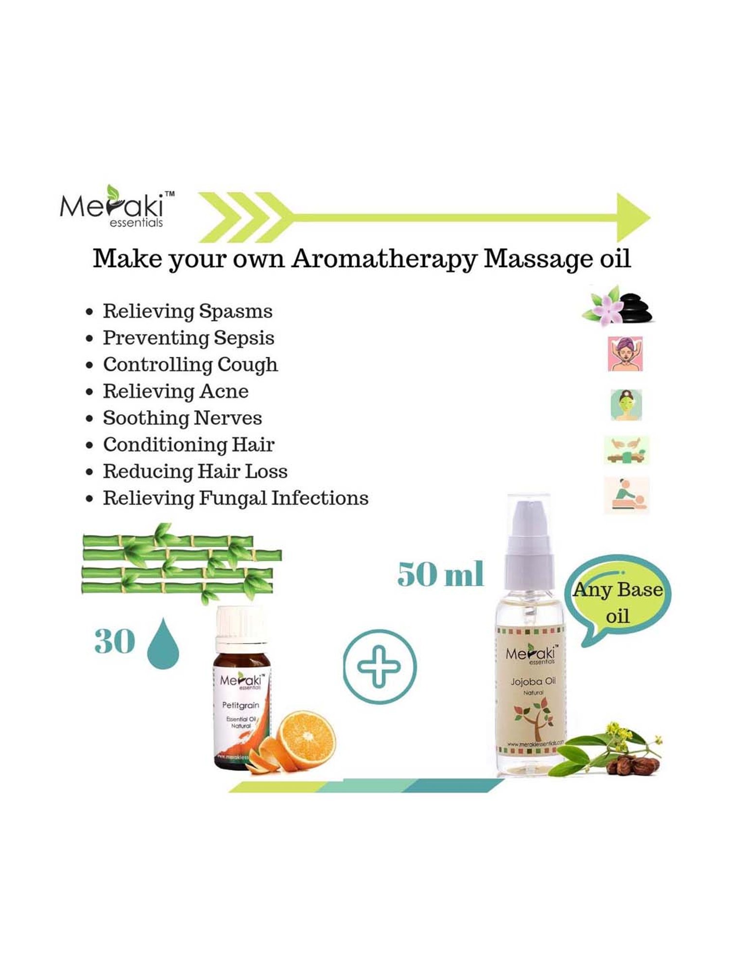 Meraki Essentials Petitgrain Essential Oil - 10 ml