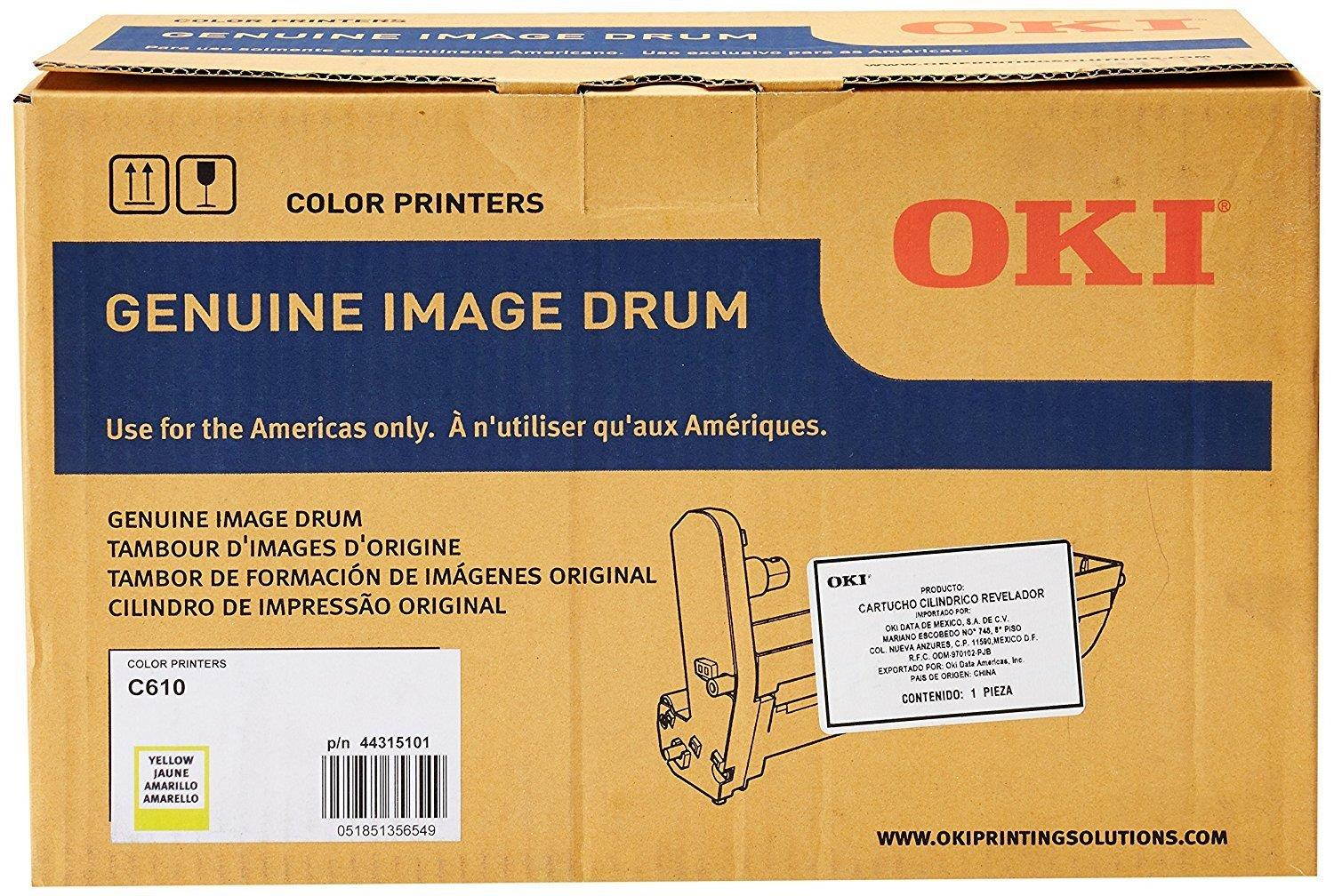 Oki 44315101/02/03/04 Image Drum - LED Print Technology - 20000 Pages - 1 Each