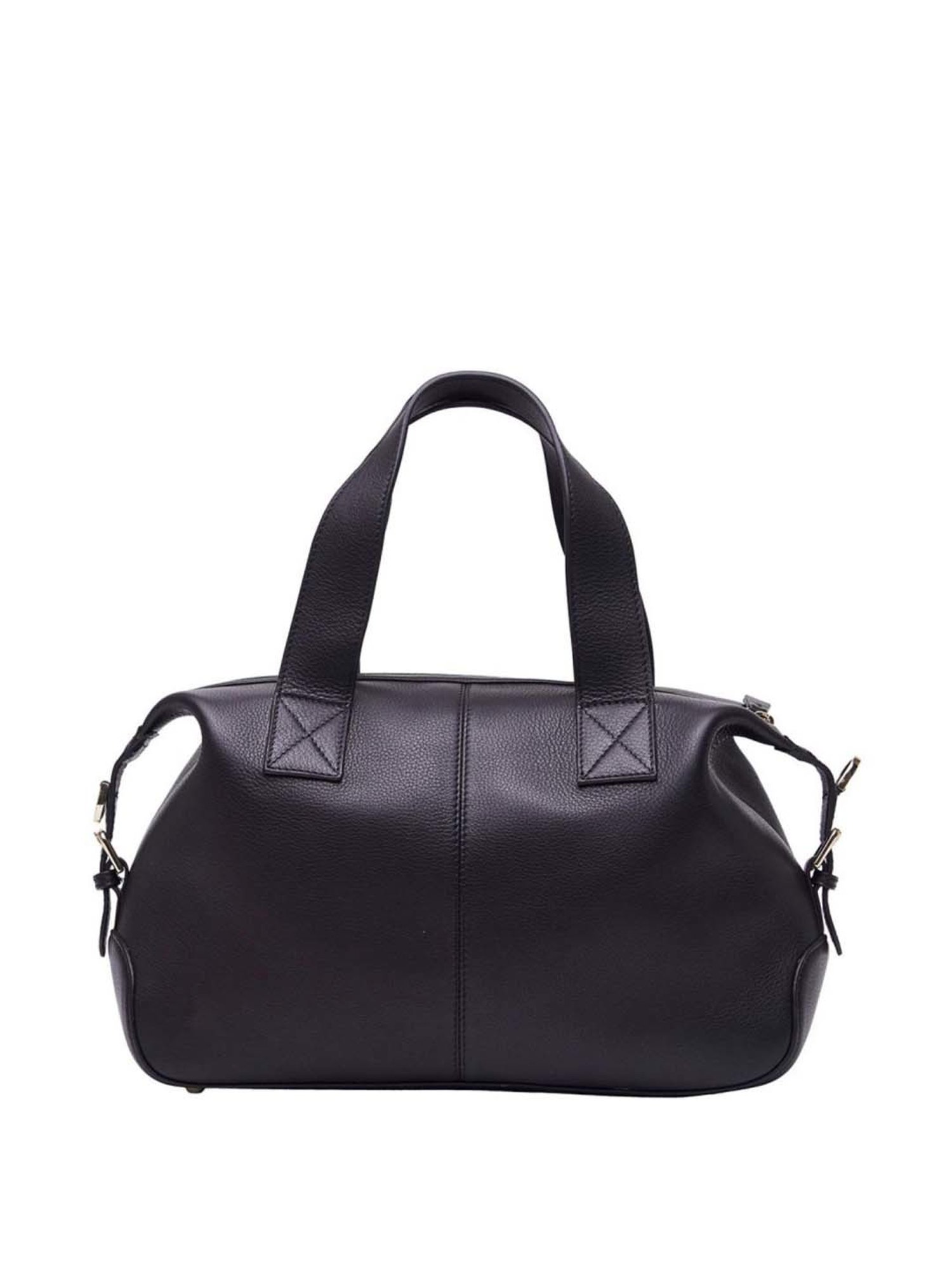 Tohl Black Solid Medium Handbag
