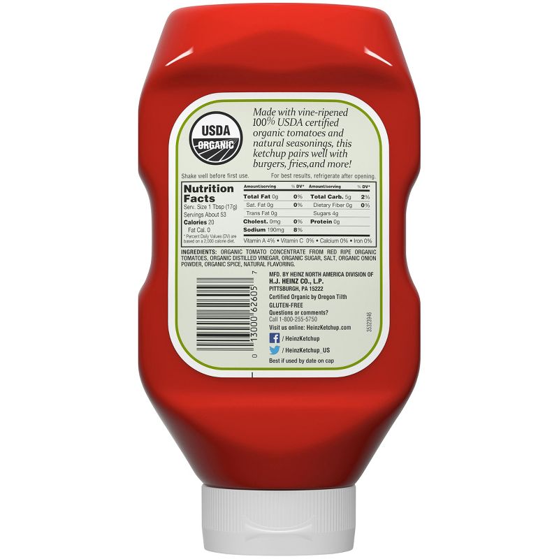 Heinz Organic Tomato Ketchup - 32oz