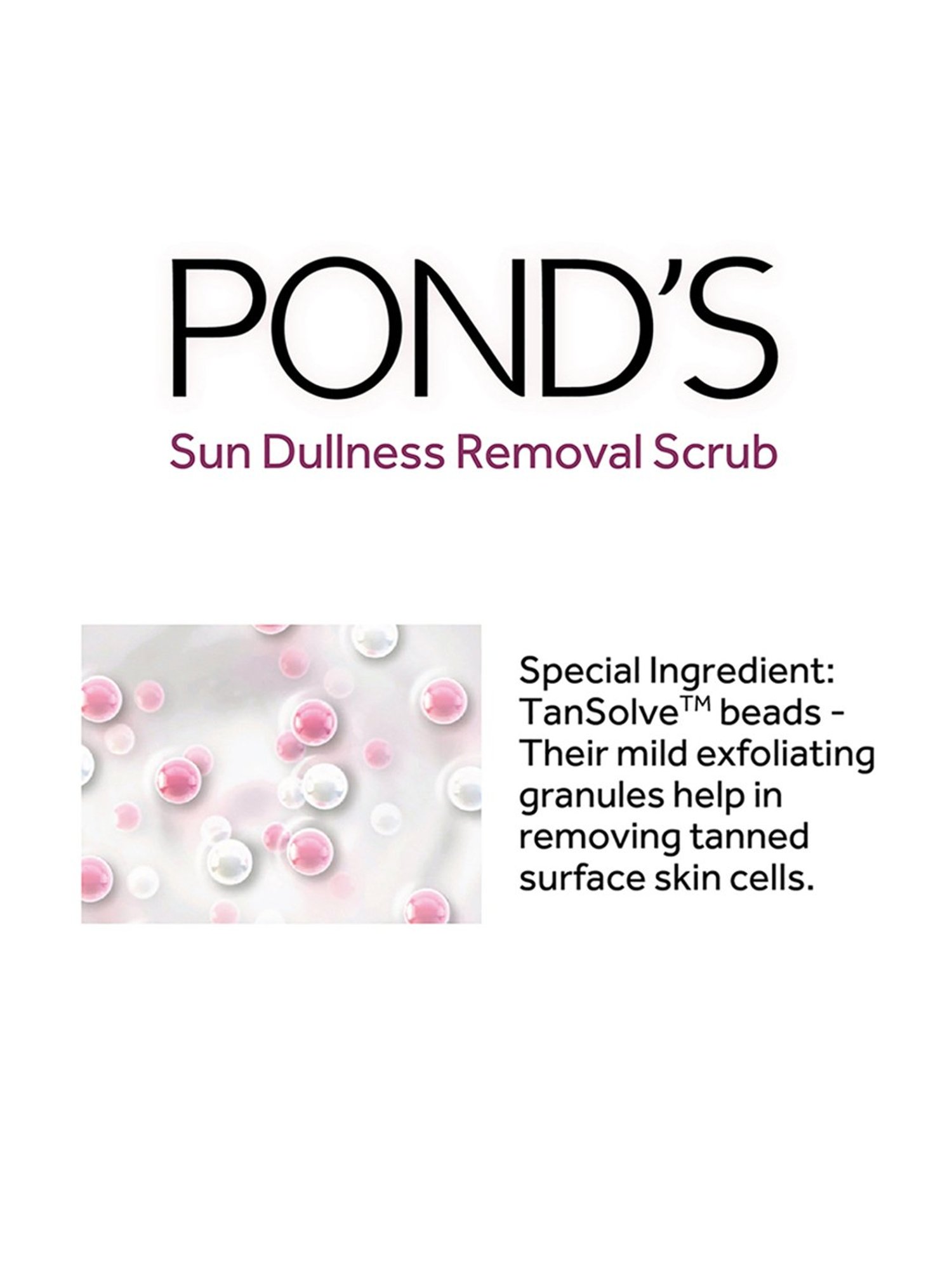 Pond's White Beauty Sun Dullness Removal Daily Facial Scrub - 50 gm