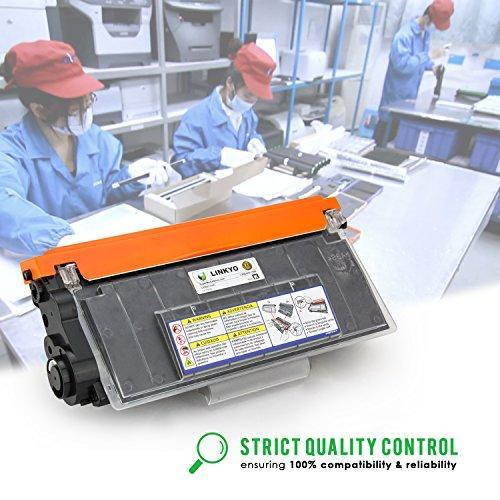 LINKYO Compatible Replacement for Brother TN750 TN-750 TN720 High Yield Toner Cartridge (Black, 2-Pack)
