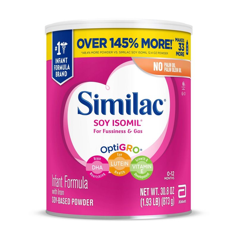 Similac Soy Isomil Infant Formula Powder with Iron - 30.8oz