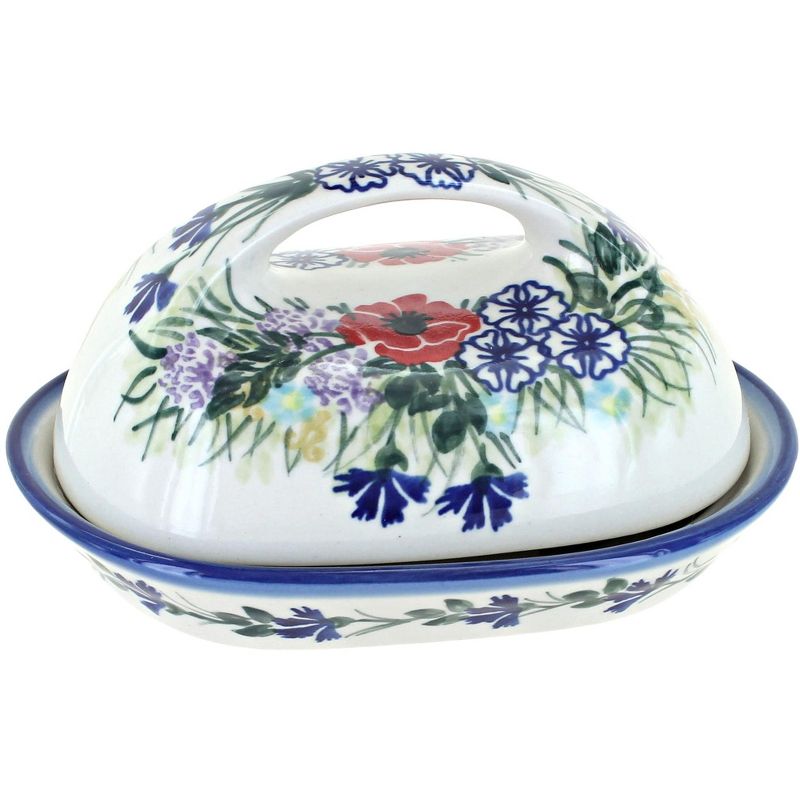 3R Studios Pressed Glass Butter Dish