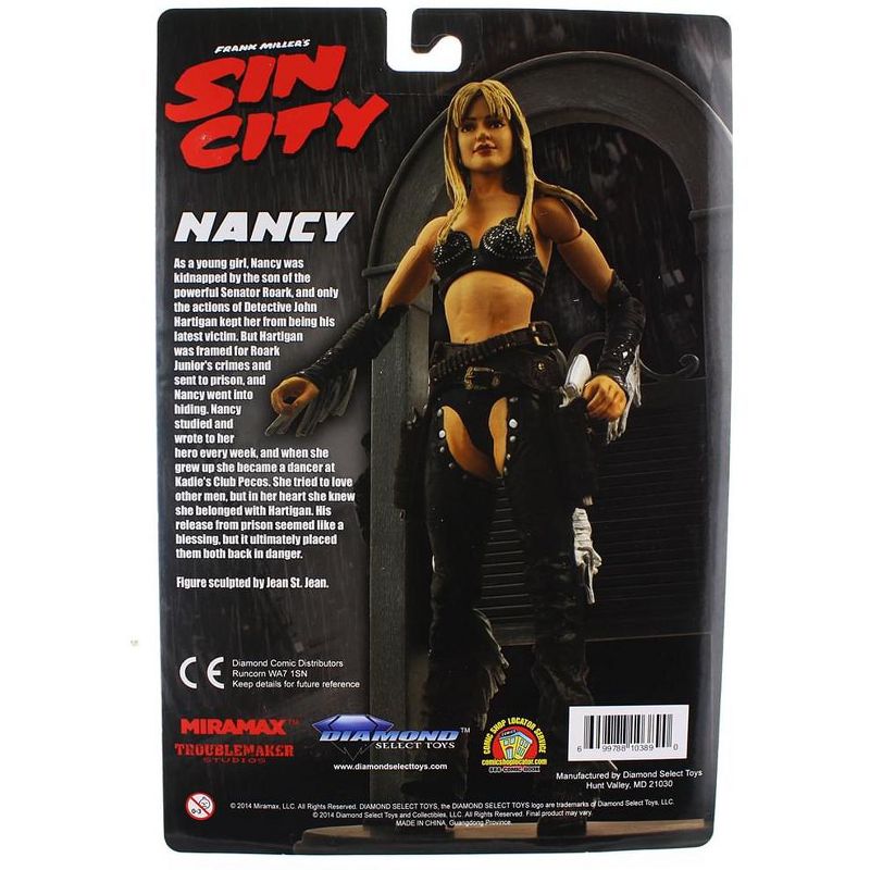 Diamond Comic Distributors, Inc. Diamond Select Sin City Nancy Color Version 7" Select Action Figure