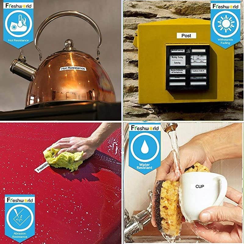 Compatible Tape Replacement for Dymo D1 Labels Tape 45013 S0720530 Refill, Black on White,1/2 Inch x 23 Ft, Labeling Tape for Dymo LabelManager PnP 160 360D 280 420P 450 Duo Label Maker,3P