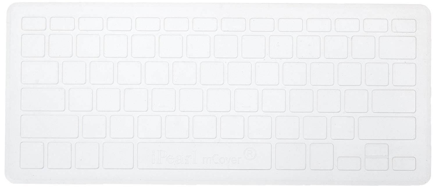 Blue iPearl mCover Hard Shell Cover Case + Free Keyboard Skin for Model A1342 White Unibody 13-inch MacBook (part No. MC207LL/A or MC516LL/A, released after Oct. 20, 2009)