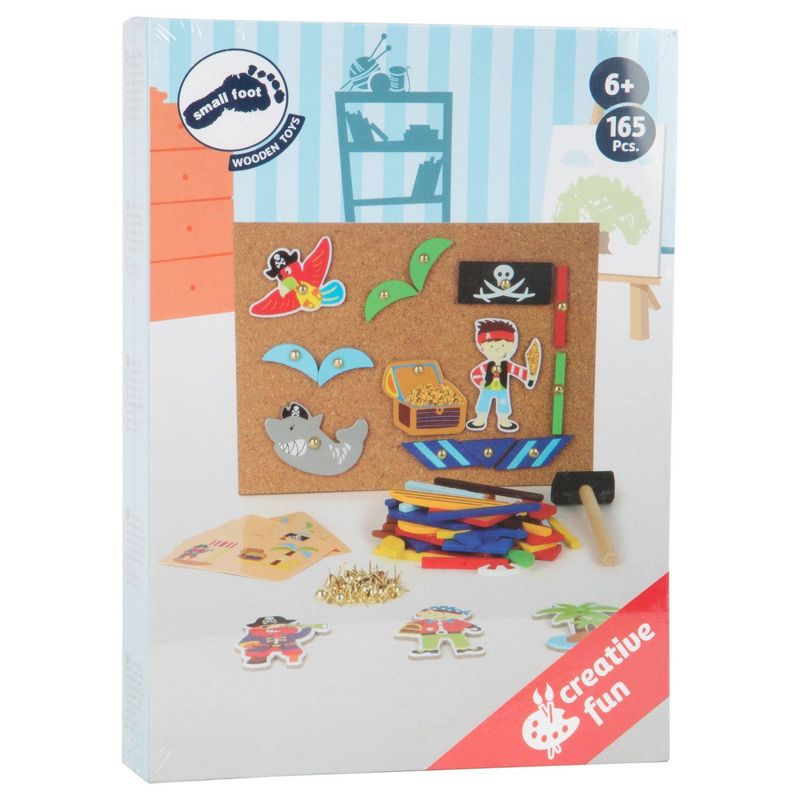 Small Foot Wooden Toys Hammer Arts And Crafts Pirate Playset