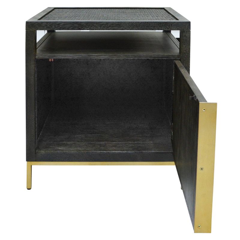 Delancey End Table Black - Hopper Studio